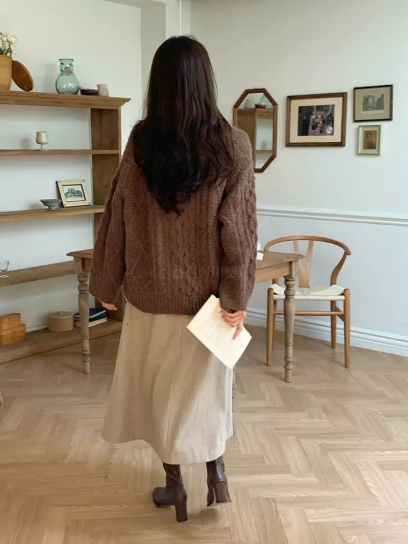 Ff - Korean Women Fashion - #romanticstyle - Bookle Knit Tee - 5