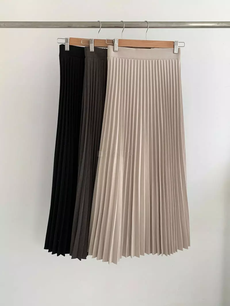 Ff - Korean Women Fashion - #shopsmall - Wrinke Skirt - 3