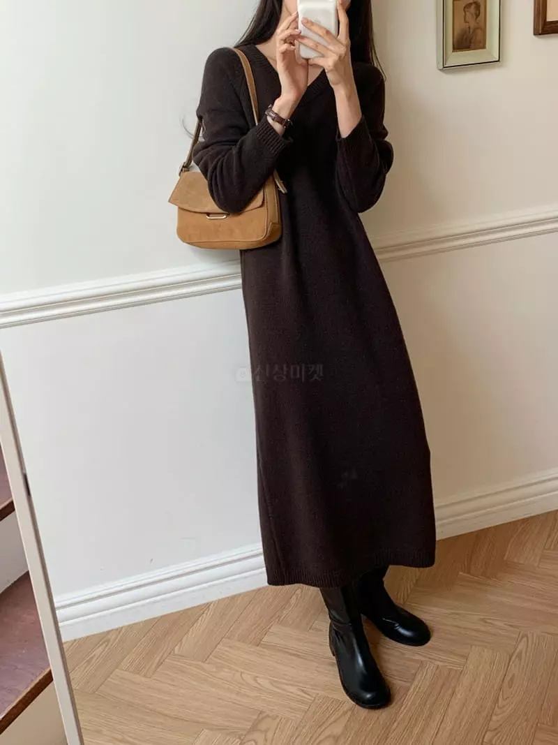 Ff - Korean Women Fashion - #shopsmall - Ellon V One-piece - 4