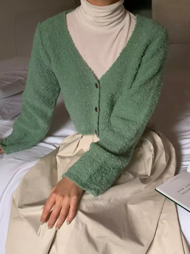 Ff - Korean Women Fashion - #womensfashion - Y Bookle Cardigan - 3