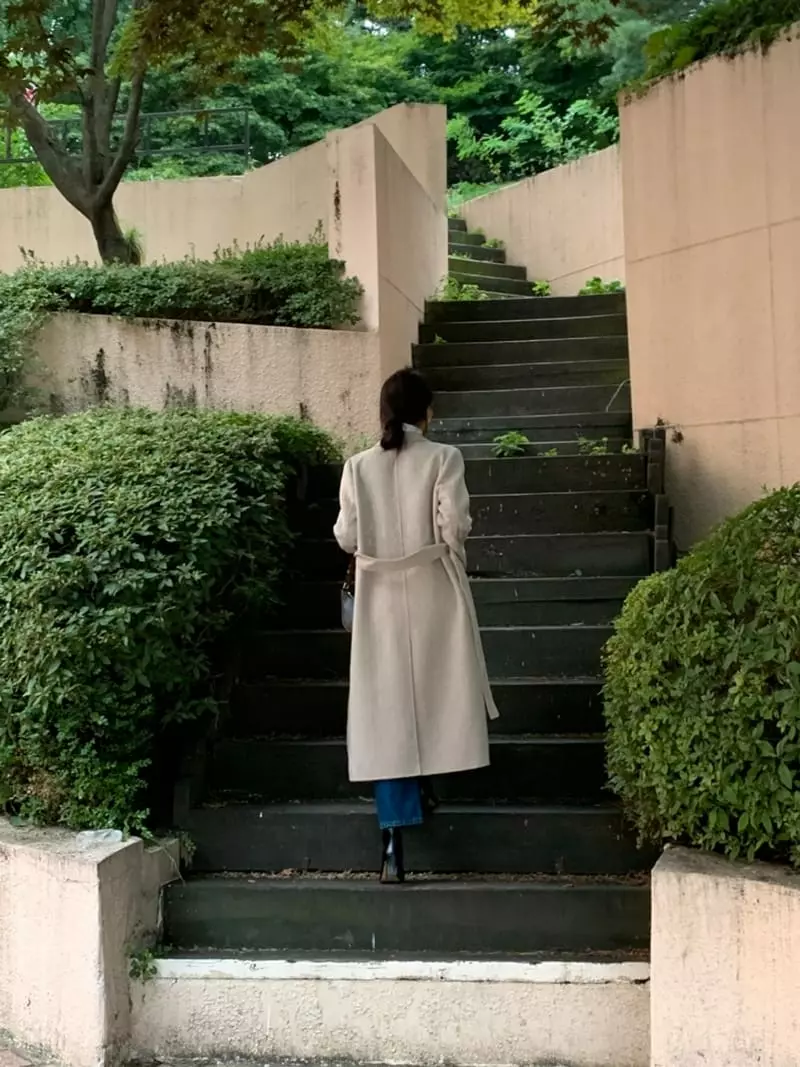 Ff - Korean Women Fashion - #womensfashion - Double Herringbone Coat - 6