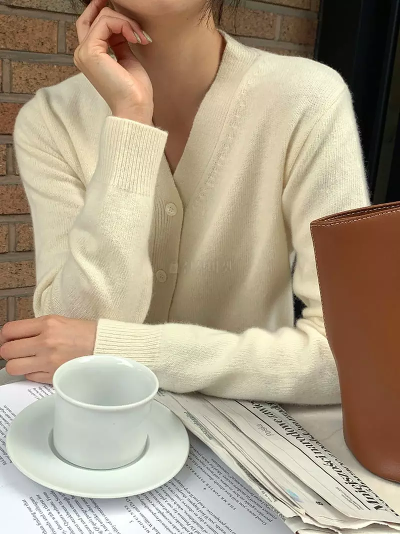 Ff - Korean Women Fashion - #womensfashion - Sure Cash Cardigan - 10