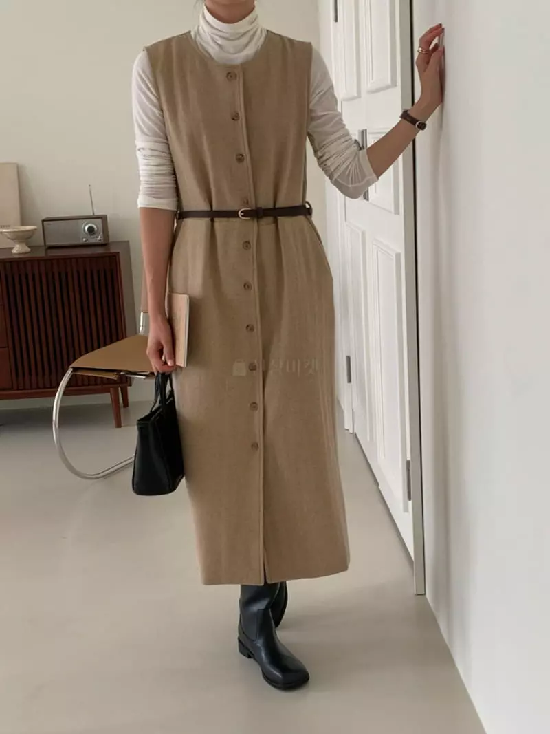 Ff - Korean Women Fashion - #womensfashion - Belt One-piece - 11