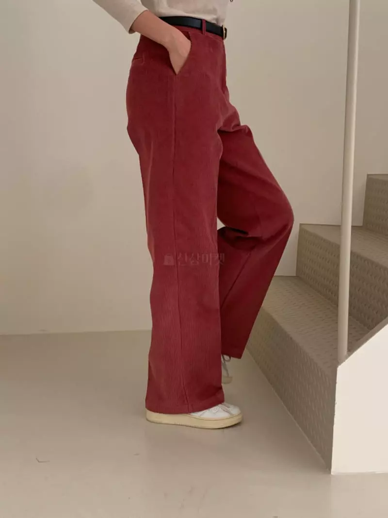 Ff - Korean Women Fashion - #womensfashion - Corduroy Pants - 10