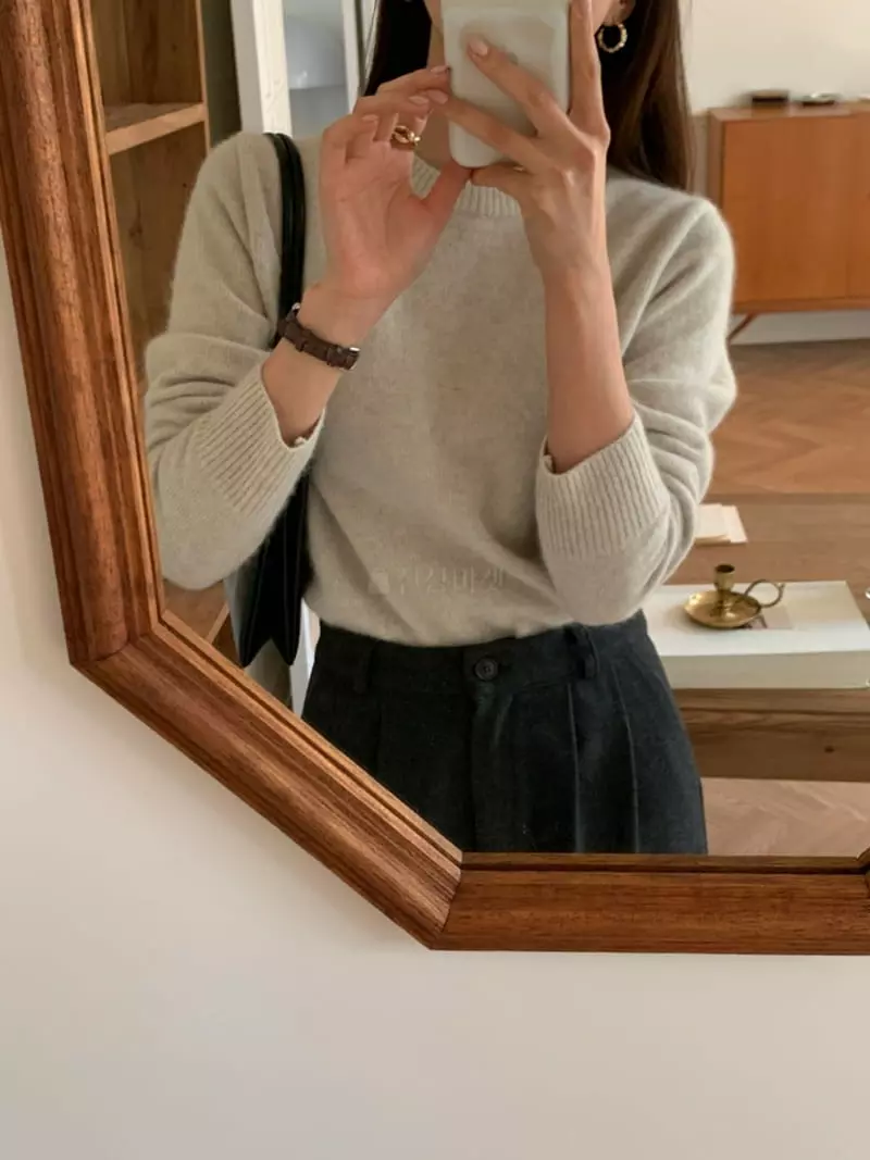 Ff - Korean Women Fashion - #womensfashion - Racoon Pine Knit Tee - 12