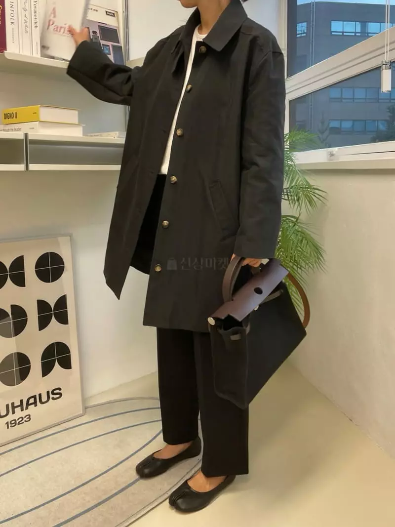 Fifty - Korean Women Fashion - #momslook - Half Trench Coat - 3