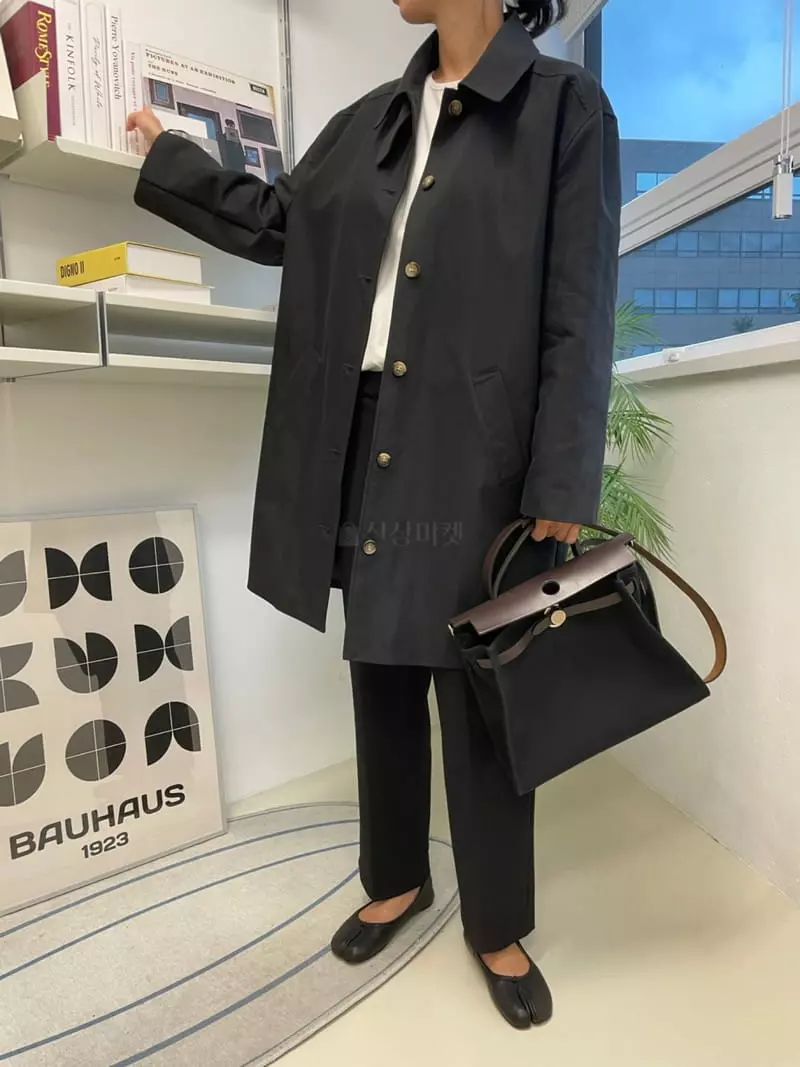Fifty - Korean Women Fashion - #momslook - Half Trench Coat - 5