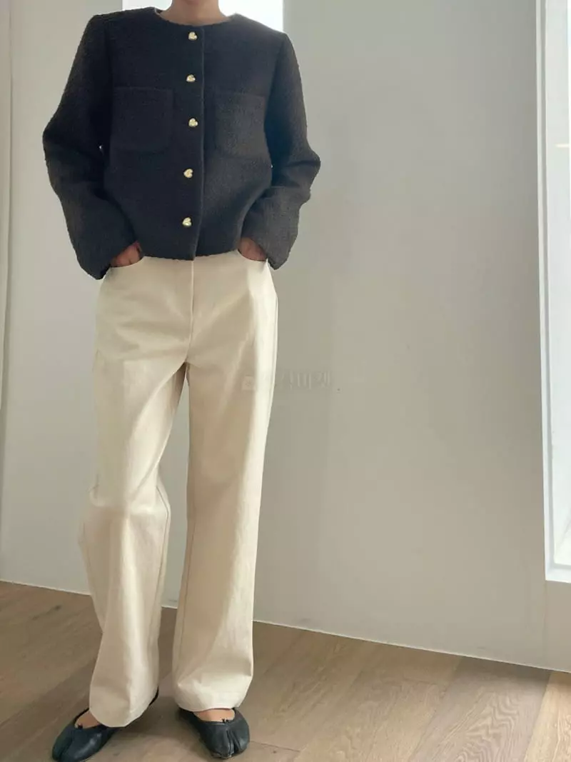 Fifty - Korean Women Fashion - #momslook - Flano Jacket - 5