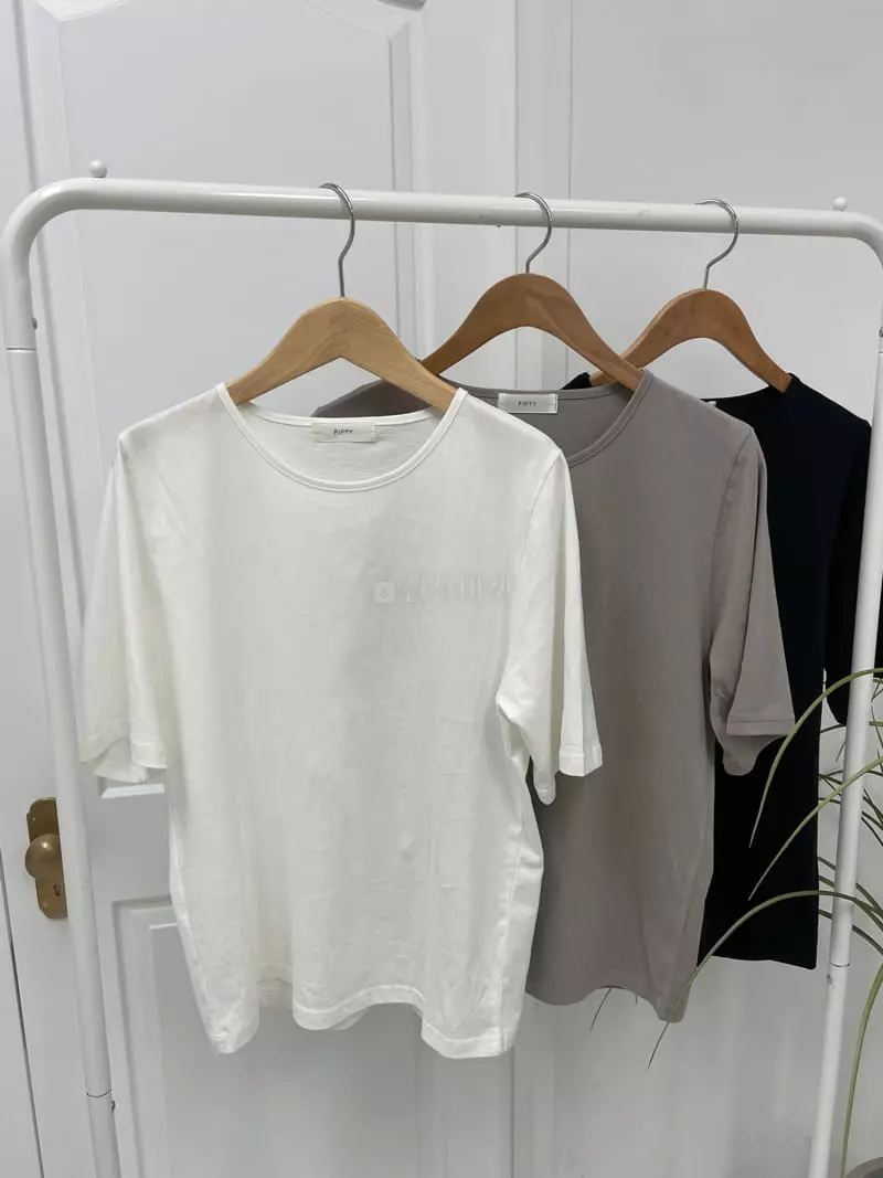 Fifty - Korean Women Fashion - #womensfashion - Suede Tee - 4