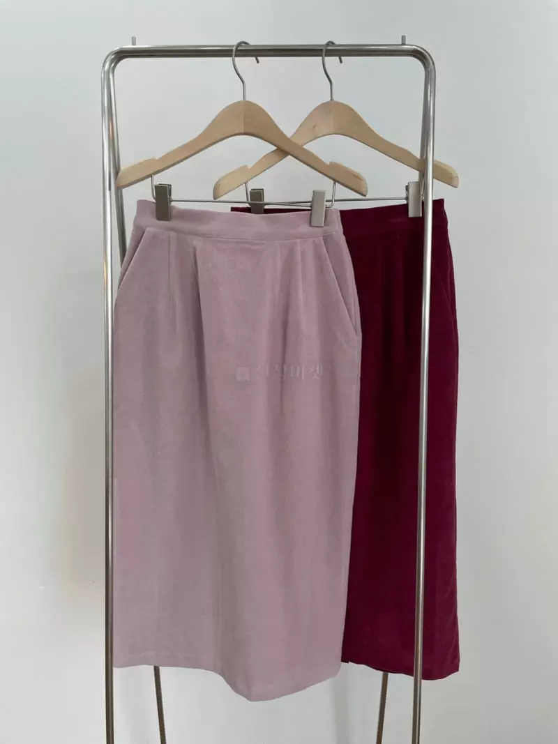 Fifty - Korean Women Fashion - #momslook - Vel Boa Skirt