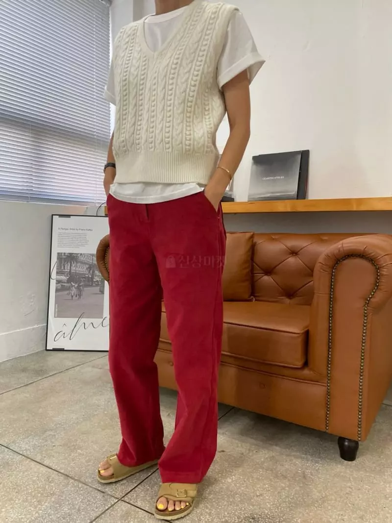 Fifty - Korean Women Fashion - #momslook - Twist Vest - 2