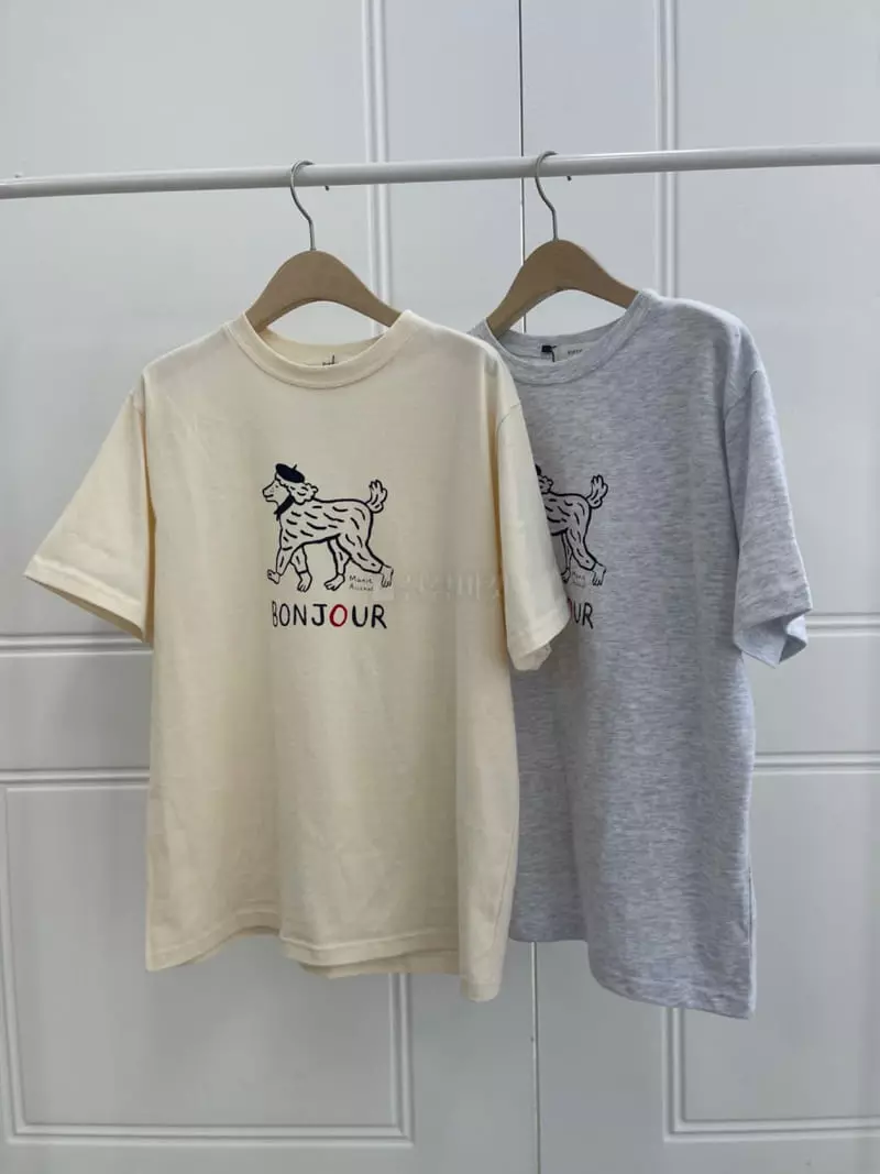 Fifty - Korean Women Fashion - #pursuepretty - Bon Jour Tee - 8
