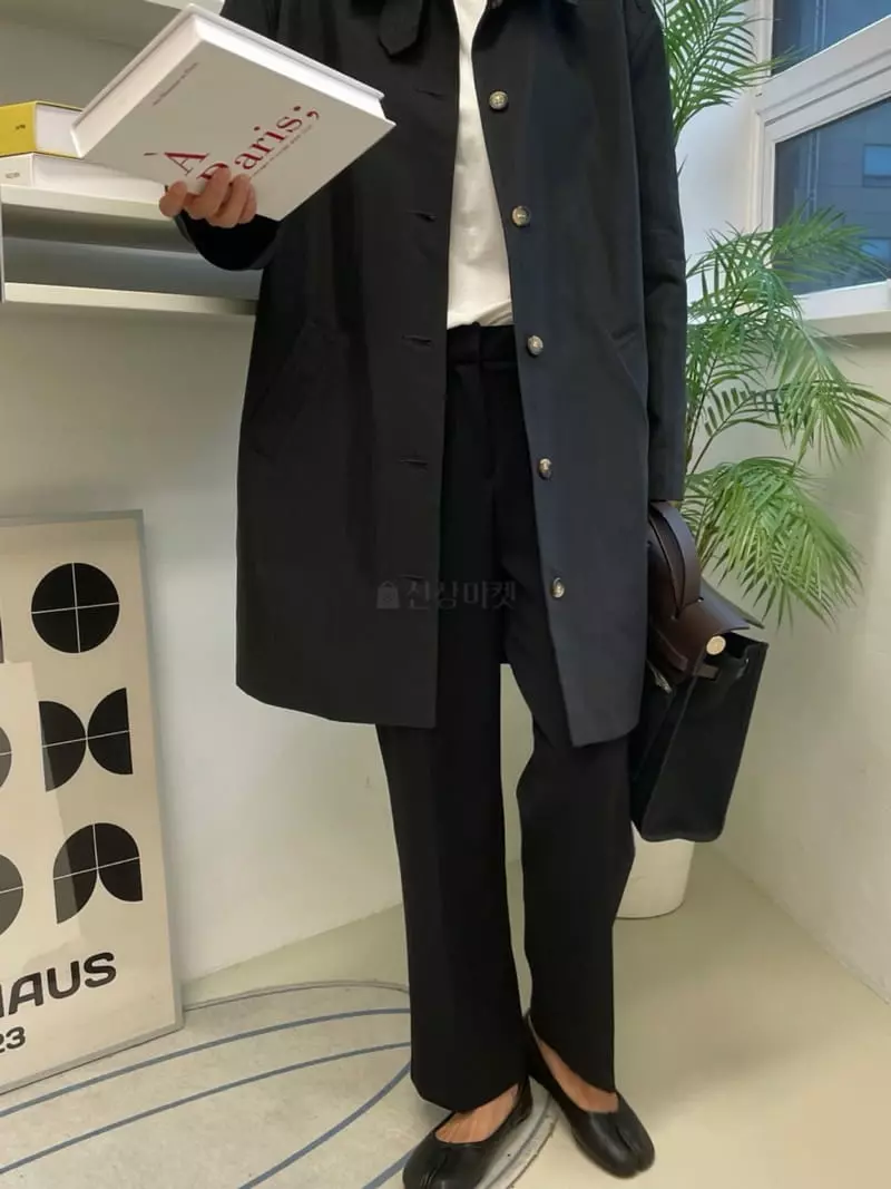 Fifty - Korean Women Fashion - #momslook - Half Trench Coat - 4