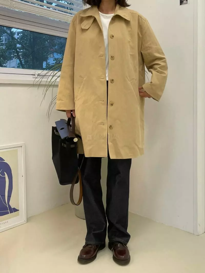 Fifty - Korean Women Fashion - #womensfashion - Half Trench Coat - 6
