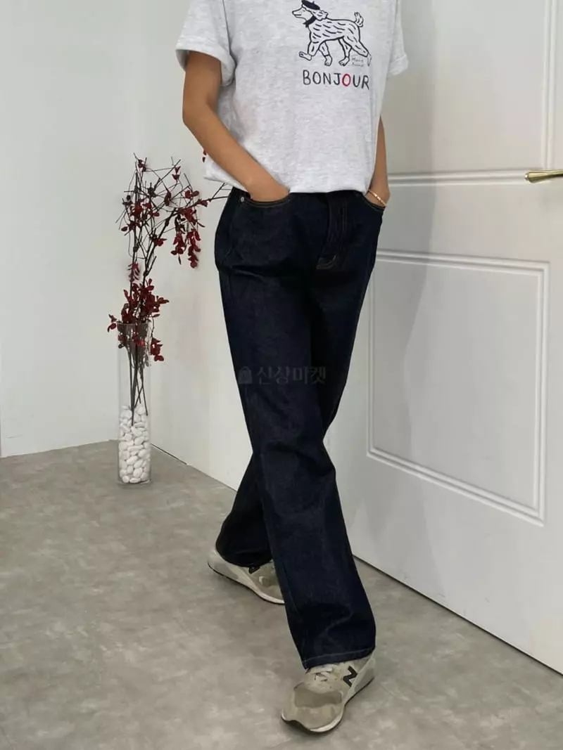 Fifty - Korean Women Fashion - #womensfashion - Bon Jour Tee