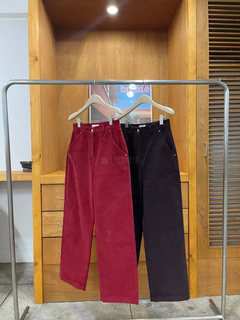 Fifty - Korean Women Fashion - #womensfashion - Rib Pants