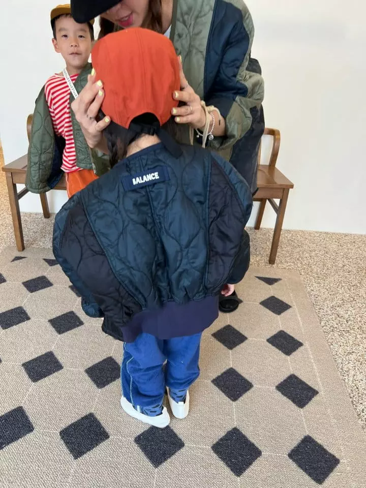Fine Studio - Korean Children Fashion - #Kfashion4kids - Balance Quilting Jacket with Mom - 3
