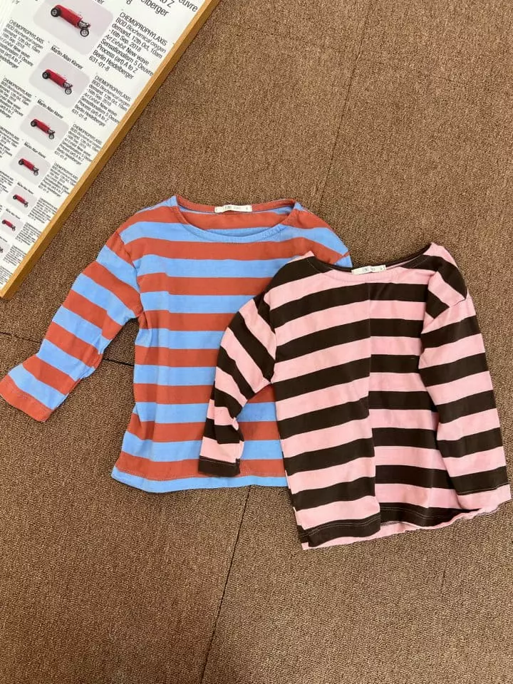 Fine Studio - Korean Children Fashion - #childrensboutique - Every Stripes Tee - 11