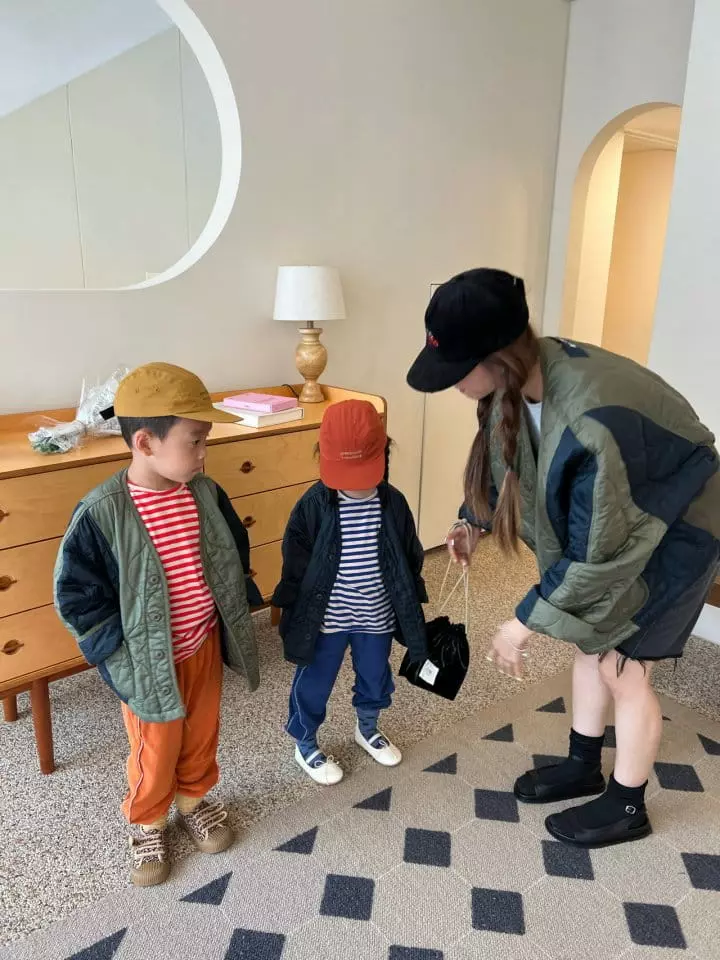 Fine Studio - Korean Children Fashion - #childrensboutique - Balance Quilting Jacket with Mom - 10