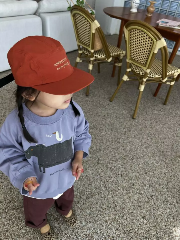 Fine Studio - Korean Children Fashion - #designkidswear - Hippo Sweatshirt - 7