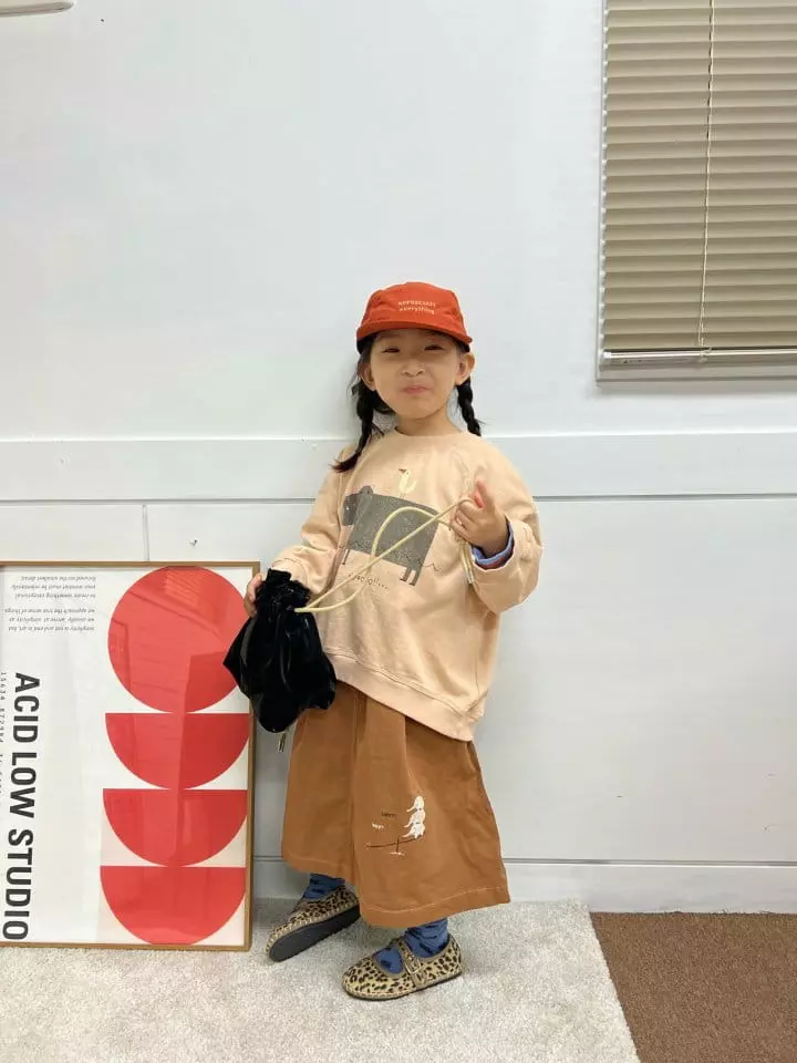 Fine Studio - Korean Children Fashion - #kidsshorts - Hippo Sweatshirt - 10