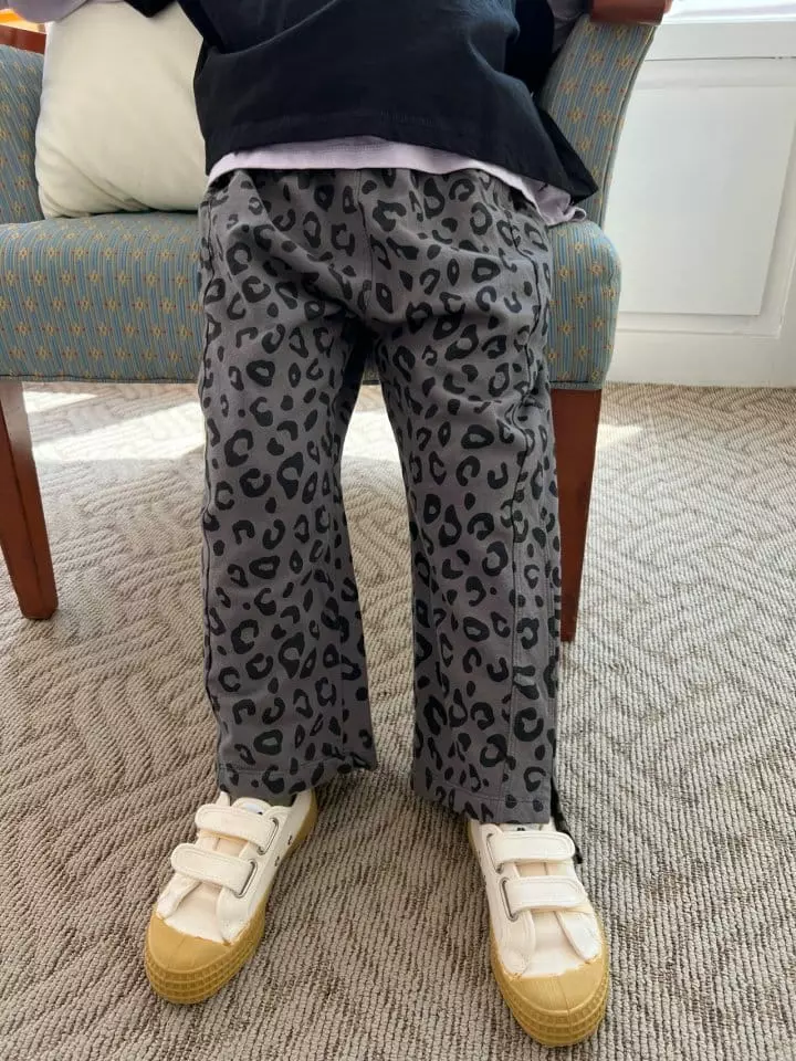 Fine Studio - Korean Children Fashion - #kidzfashiontrend - Leopard Pants - 10