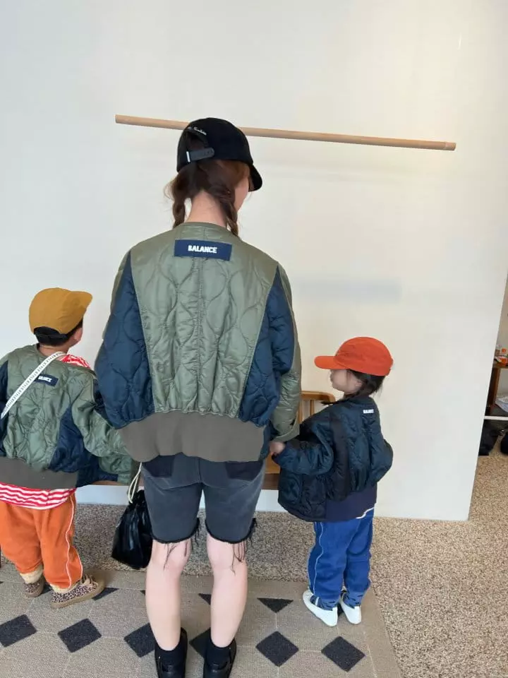 Fine Studio - Korean Children Fashion - #Kfashion4kids - Balance Quilting Jacket with Mom - 4