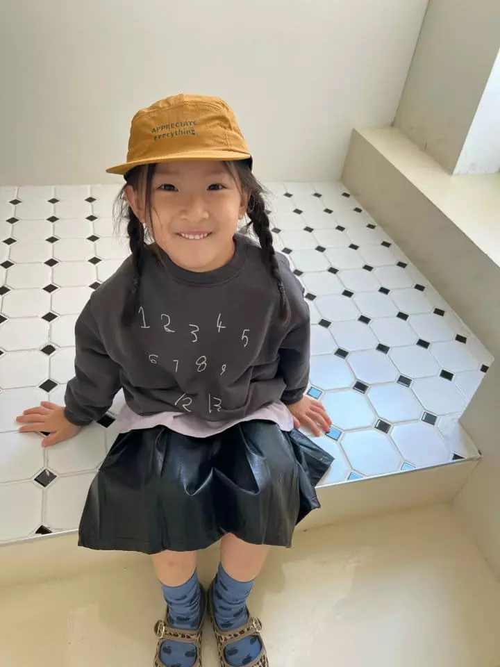 Fine Studio - Korean Children Fashion - #magicofchildhood - Number Sweatshirt - 3