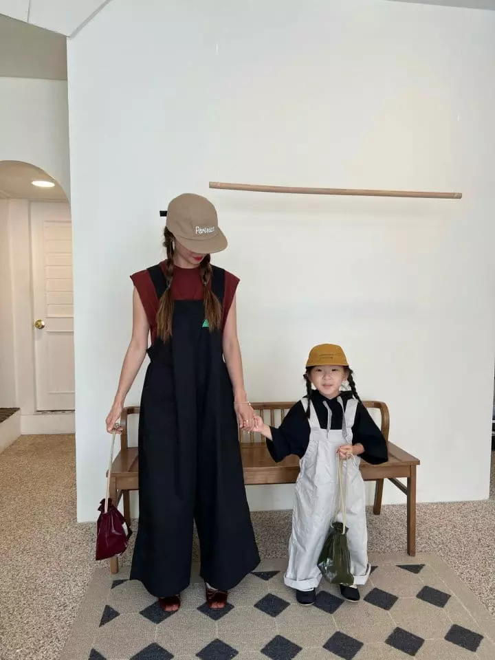 Fine Studio - Korean Children Fashion - #magicofchildhood - Bio Dungarees Pants with Mom - 2