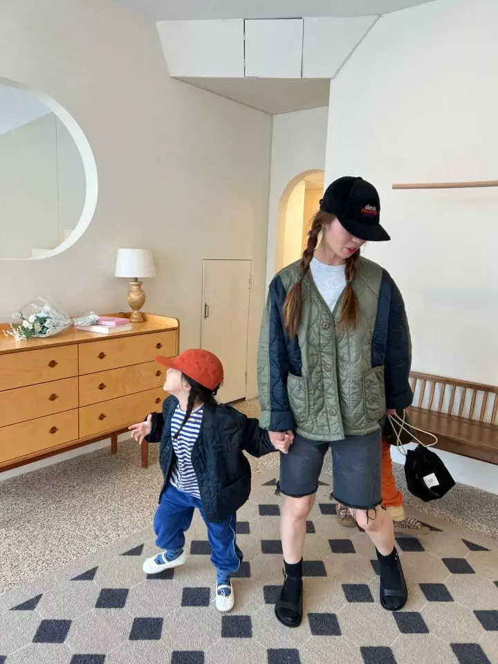 Fine Studio - Korean Children Fashion - #magicofchildhood - Balance Quilting Jacket with Mom - 5