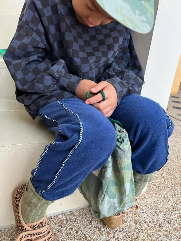 Fine Studio - Korean Children Fashion - #minifashionista - Piping Tery Pants - 2