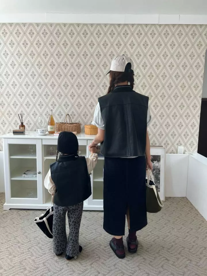 Fine Studio - Korean Children Fashion - #minifashionista - Leather Vest