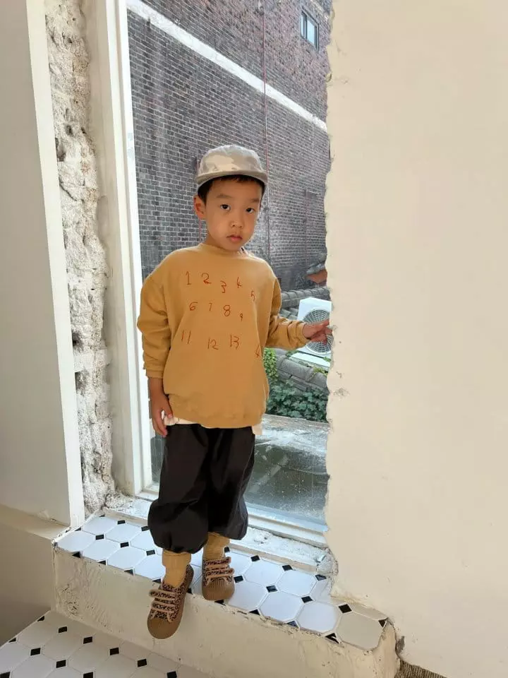 Fine Studio - Korean Children Fashion - #prettylittlegirls - Number Sweatshirt - 5