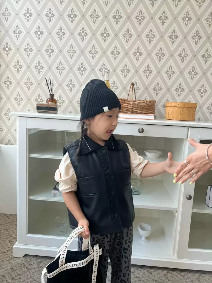 Fine Studio - Korean Children Fashion - #prettylittlegirls - Leather Vest - 2