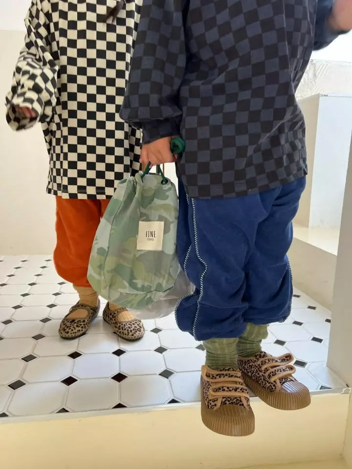 Fine Studio - Korean Children Fashion - #prettylittlegirls - Chess Loose Tee - 10