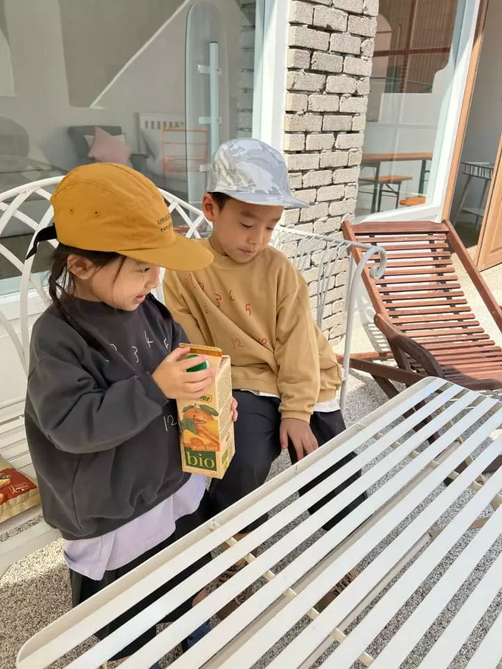Fine Studio - Korean Children Fashion - #toddlerclothing - Number Sweatshirt - 7