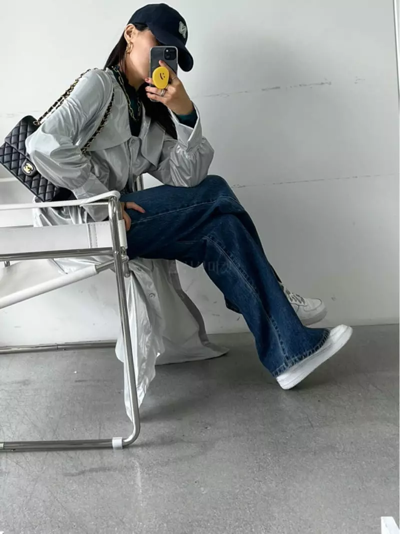 Flipar - Korean Women Fashion - #momslook - Slit Jeans - 5