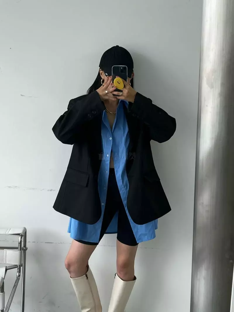 Flipar - Korean Women Fashion - #momslook - Boxy Shirt - 12