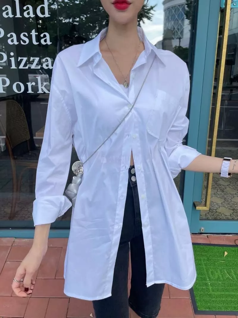 Flipar - Korean Women Fashion - #momslook - Boxy Shirt - 8