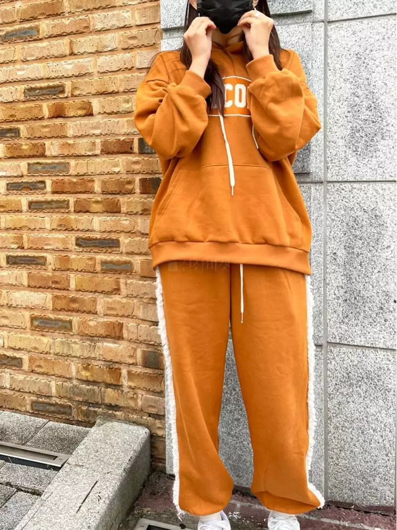 Flipar - Korean Women Fashion - #momslook - Recoad Fleece Sweatshirt Hoody - 9