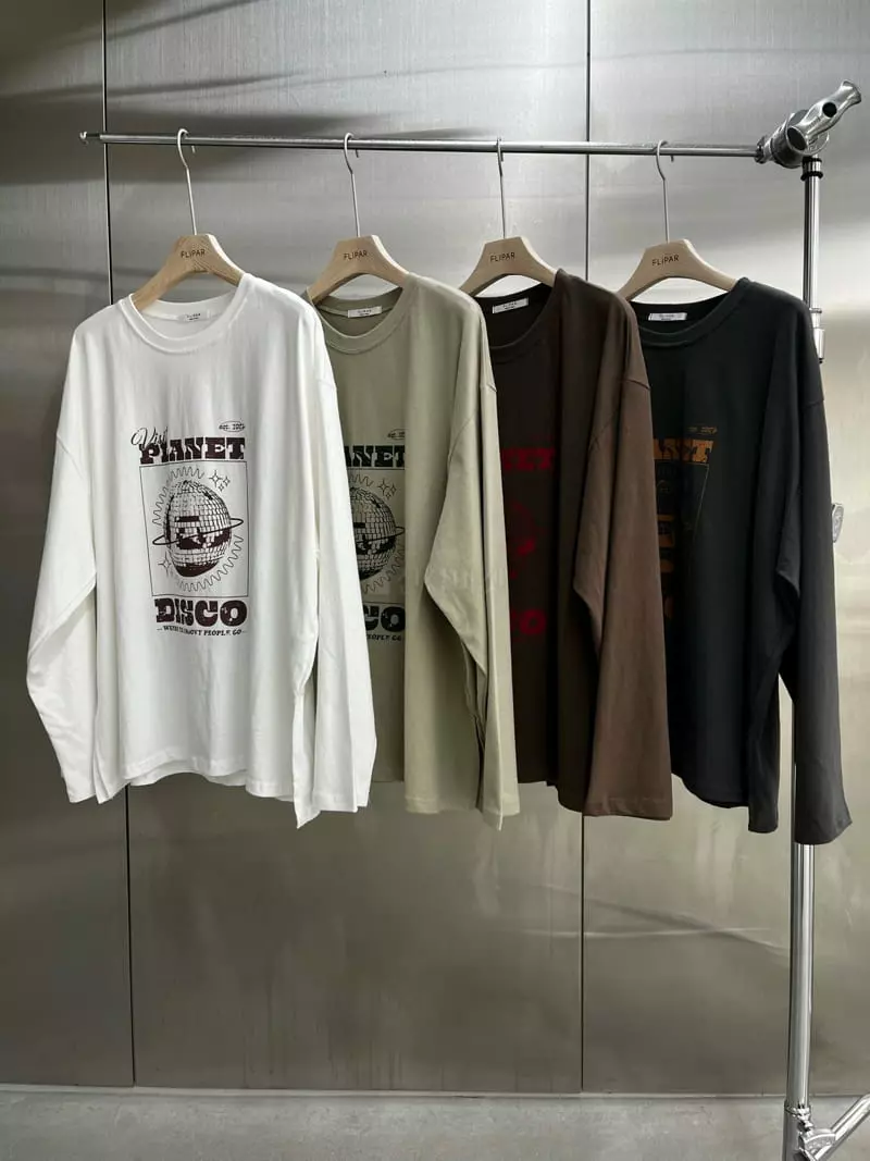 Flipar - Korean Women Fashion - #momslook - Disco Tee - 7