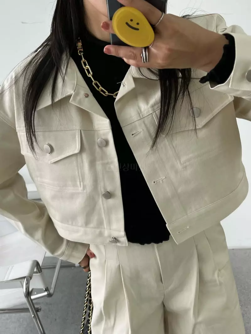 Flipar - Korean Women Fashion - #thelittlethings - Coatting Crop Jacket - 4