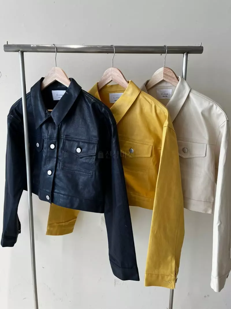 Flipar - Korean Women Fashion - #momslook - Coatting Crop Jacket - 8