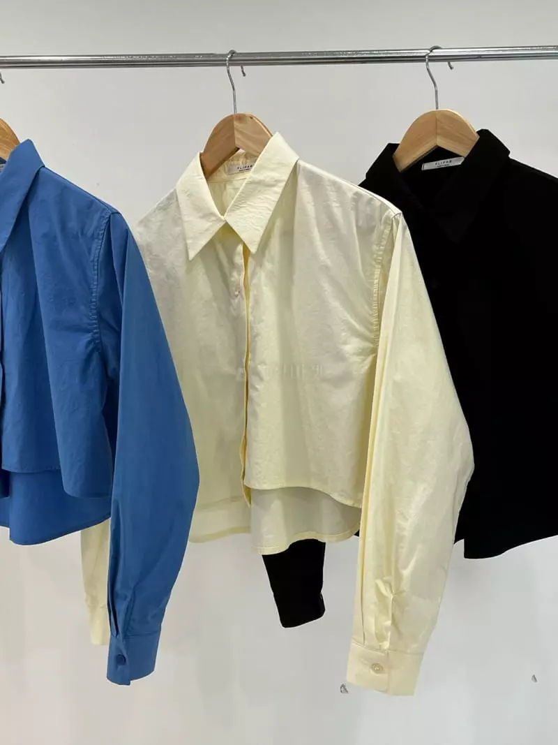 Flipar - Korean Women Fashion - #restrostyle - Crop Shirt - 2