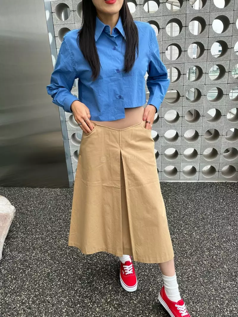 Flipar - Korean Women Fashion - #romanticstyle - Crop Shirt - 3