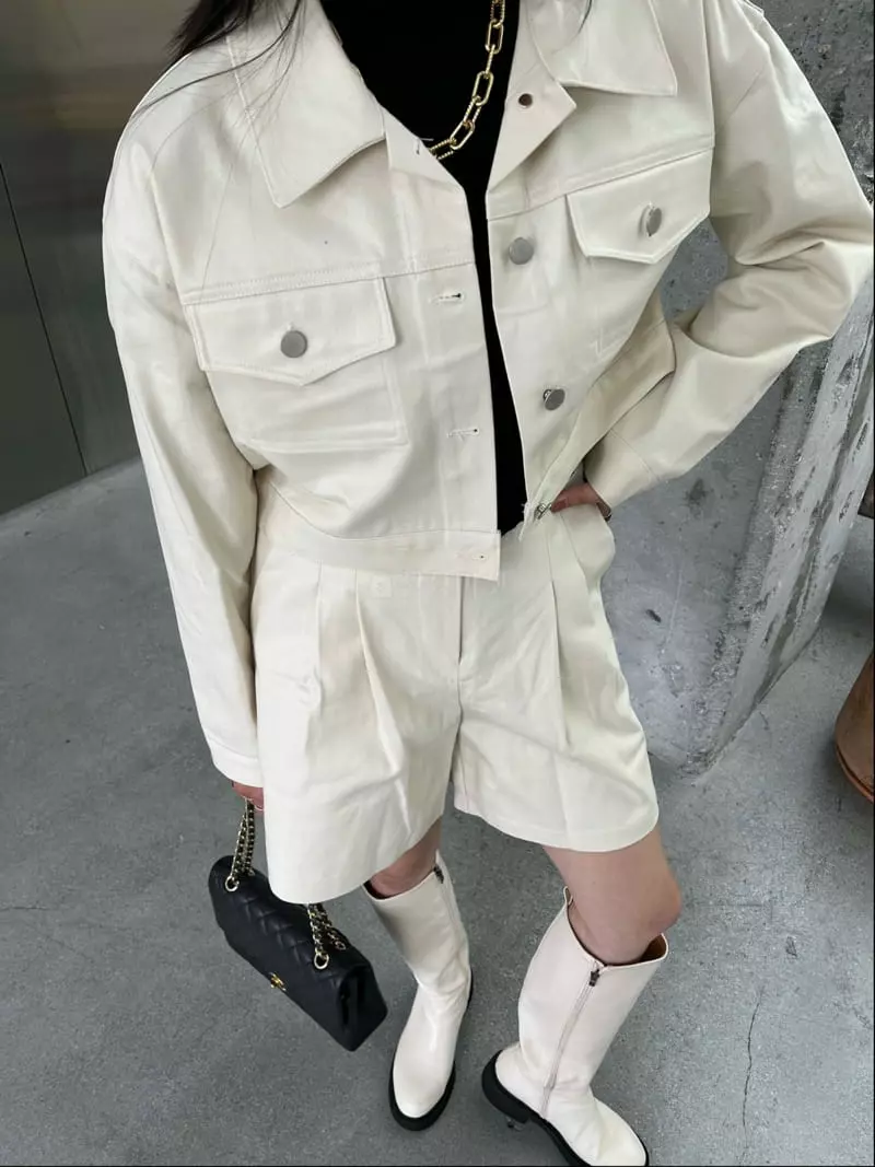 Flipar - Korean Women Fashion - #shopsmall - Coatting Crop Jacket