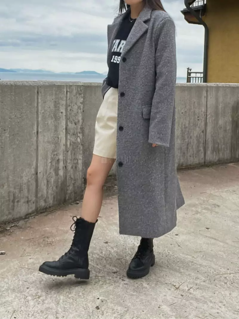Flipar - Korean Women Fashion - #womensfashion - Wave Coat - 7