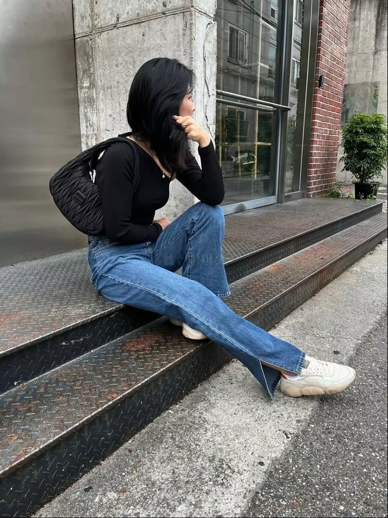 Flipar - Korean Women Fashion - #womensfashion - Slit Jeans - 10