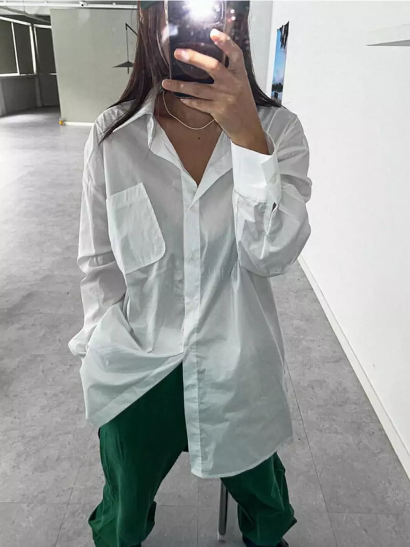 Flipar - Korean Women Fashion - #womensfashion - Boxy Shirt