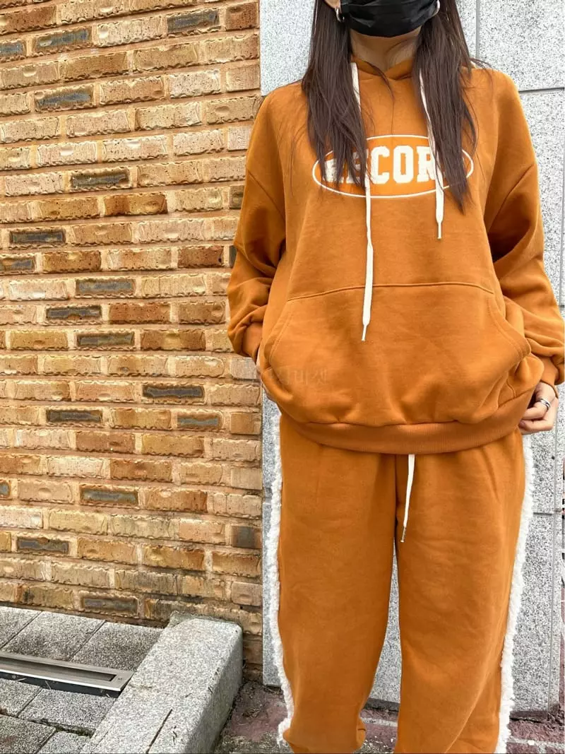 Flipar - Korean Women Fashion - #womensfashion - Recoad Fleece Sweatshirt Hoody - 10